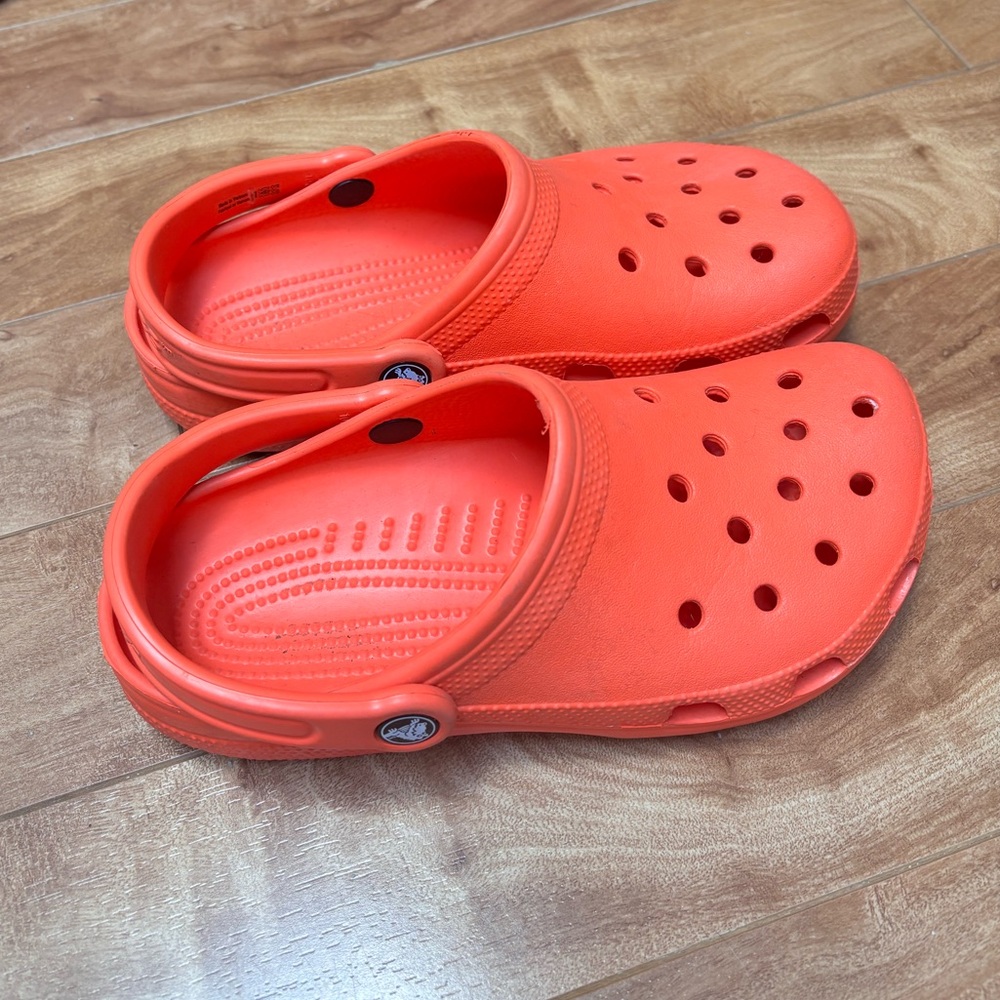 Orange Classic Crocs